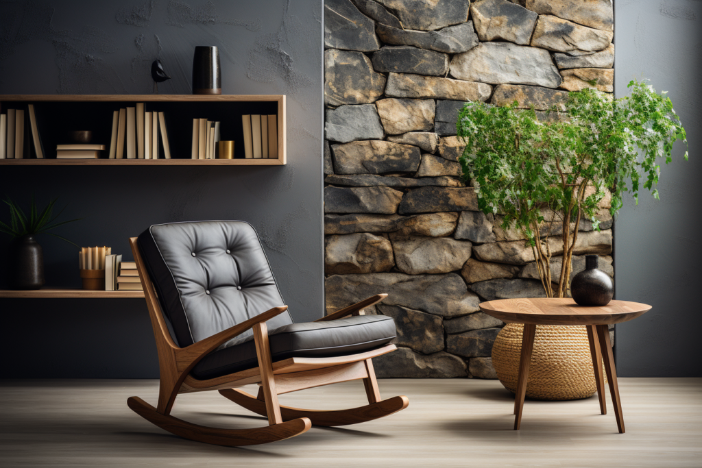 Grandfather's Rocking Chair revived with furniture spray paints