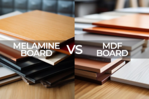 Image Showing What is Melamine Wood Compared to MDF